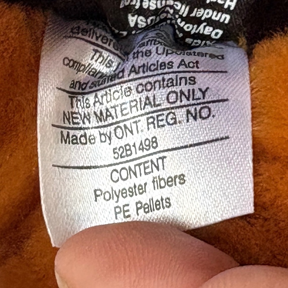 Harley-Davidson Rottweiler Plush Dog Orange Bandana 2003 Collectible 14 Inch - Picture 8 of 13